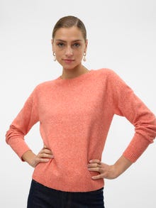 Vero Moda VMDOFFY Pullover -Burnt Sienna - 10201022