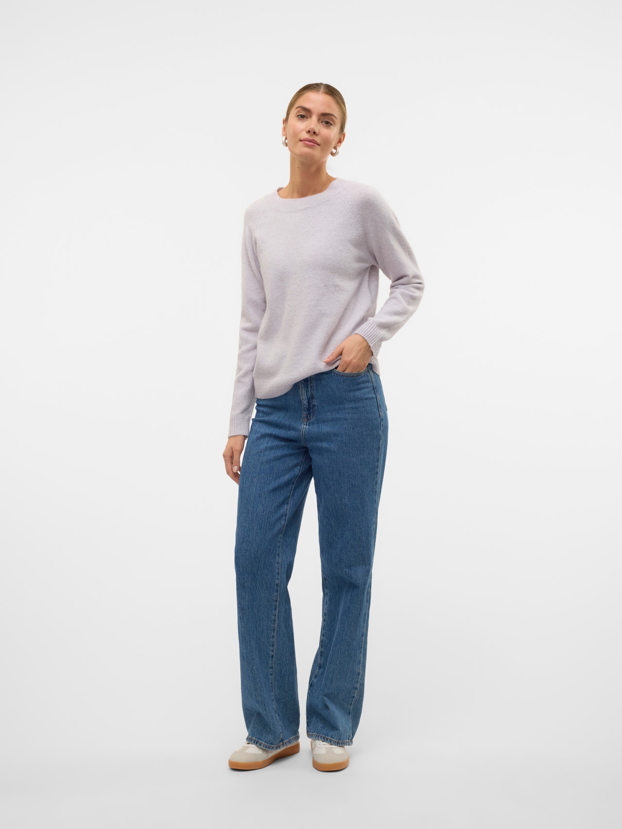 Vero Moda VMDOFFY Neulepuserot -Purple Heather - 10201022