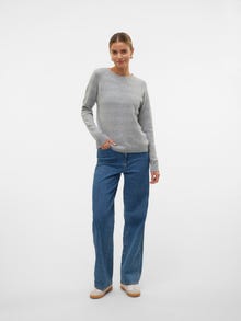 Vero Moda VMDOFFY Pullover -Light Grey Melange - 10201022