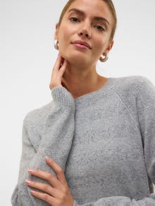 Vero Moda VMDOFFY Pullover -Light Grey Melange - 10201022