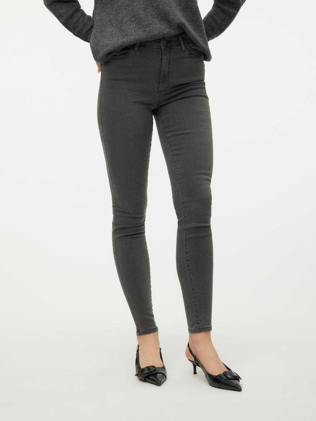VMSOPHIA high rise jeans | Grey | Vero Moda®