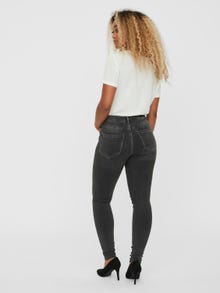Vero Moda VMSOPHIA Hög midja Skinny Fit Jeans -Dark Grey Denim - 10201804