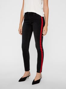 Vero Moda VMSEVEN Slim Fit Jeans -Black - 10205504