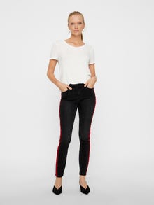 Vero Moda VMSEVEN Slim Fit Jeans -Black - 10205504
