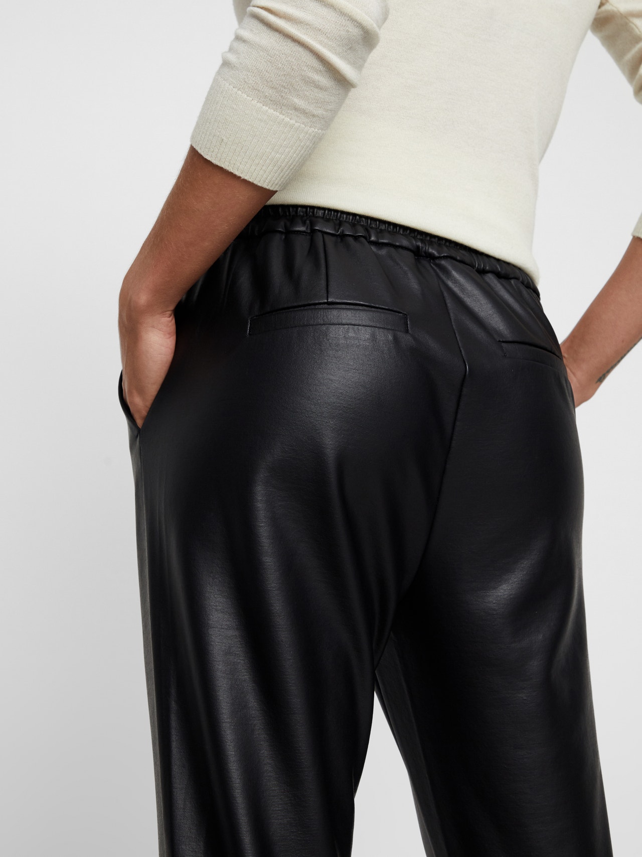 Vero Moda VMEVA Mid waist Trousers -Black - 10205737