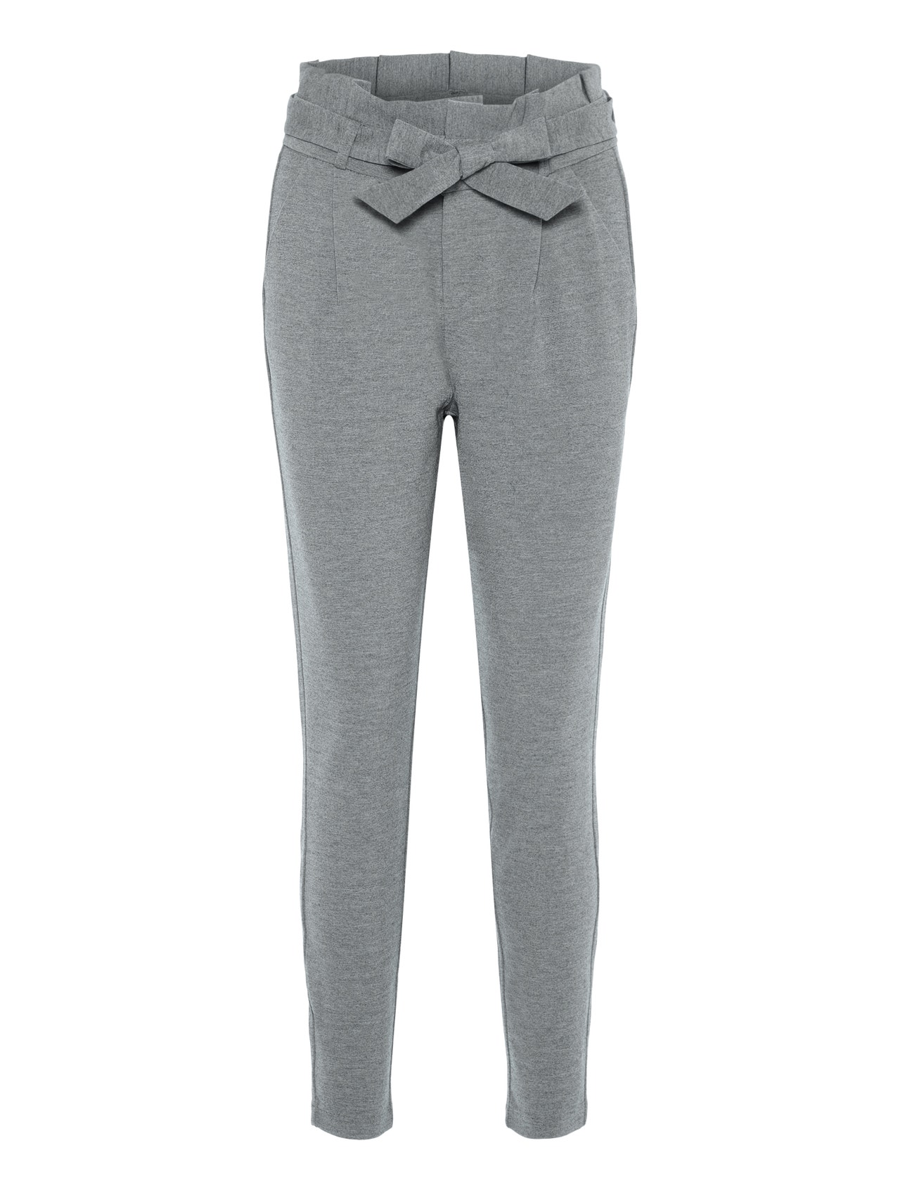 VMEVA High rise Trousers | Medium Grey | Vero Moda®