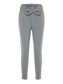 Vero Moda VMEVA High rise Trousers -Medium Grey Melange - 10205932