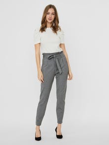 VMEVA Taille Moda® | Gris haute Pantalons Vero moyen 