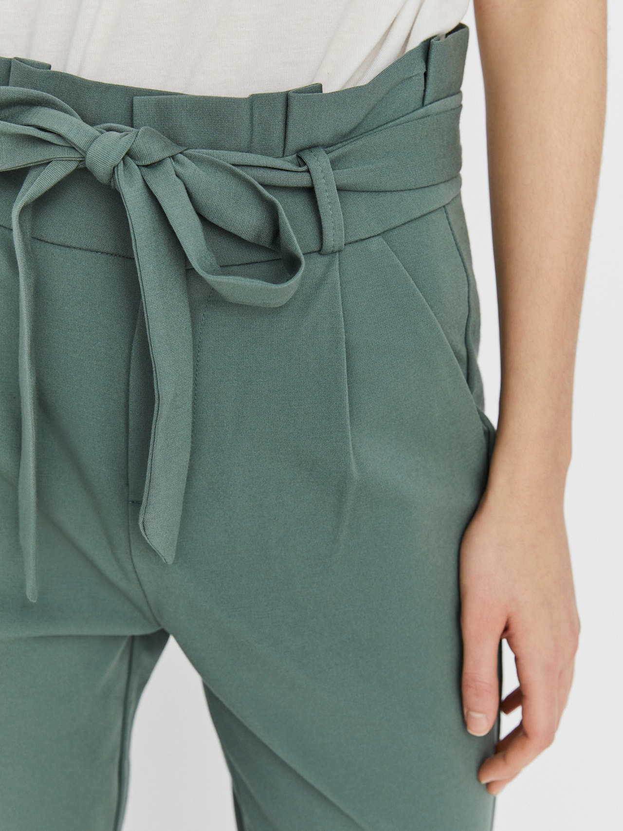 VMEVA Hohe Taille Hose | Moda® Vero Mittelgrün 
