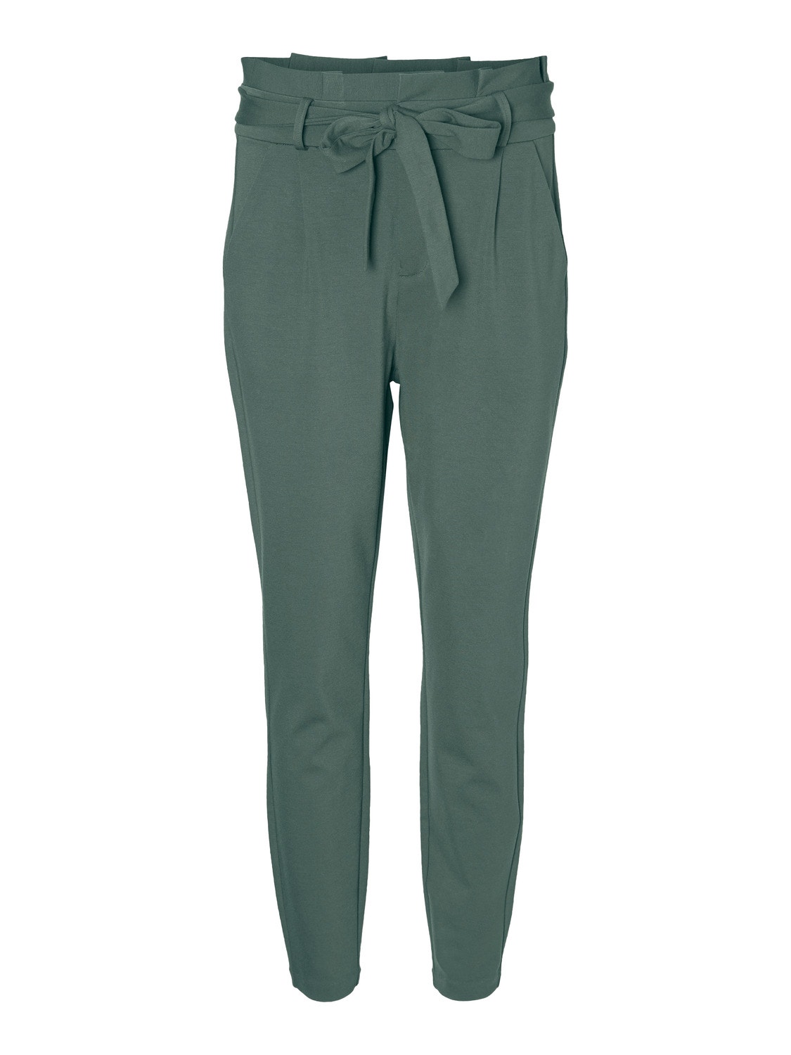 VMEVA High rise Trousers | Dark Green | Vero Moda®
