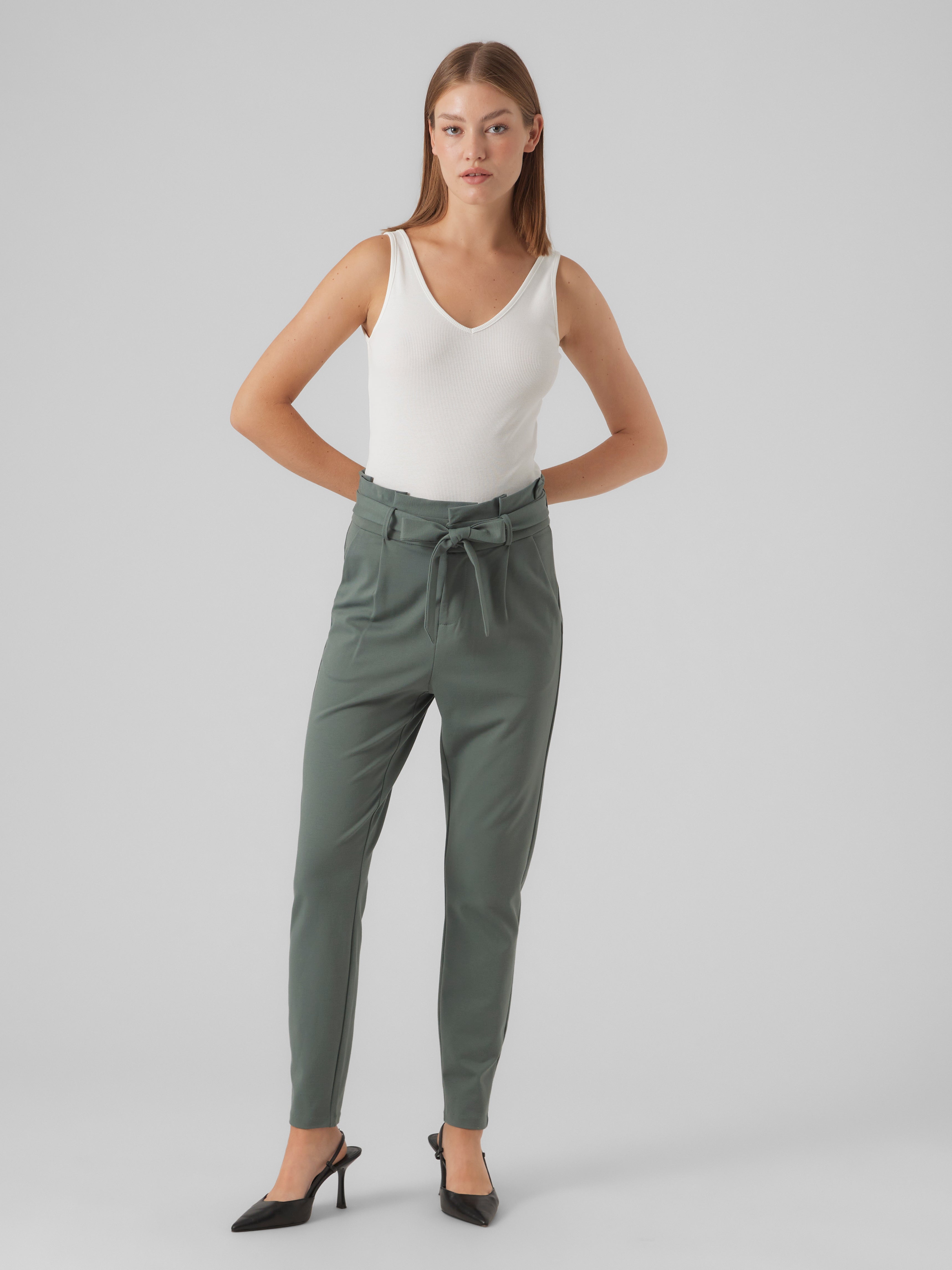 Buy Vero Moda Eva High Rise Loose Paperbag Pants 2023 Online  ZALORA  Singapore