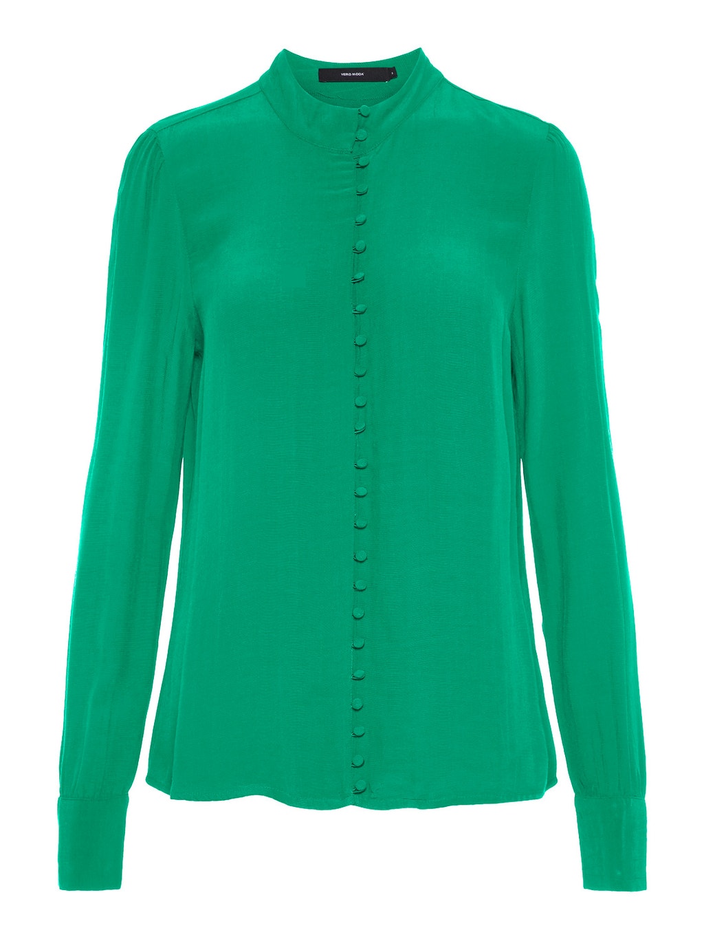 Regular Fit Band collar Shirt Medium Green Vero Moda®