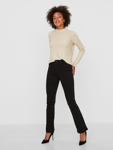 Vero Moda VMSOPHIE Tiro alto Corte flared Vaqueros -Black - 10208560