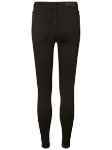 Vero Moda VMSOPHIA Hög midja Slim Fit Jeans -Black - 10209215
