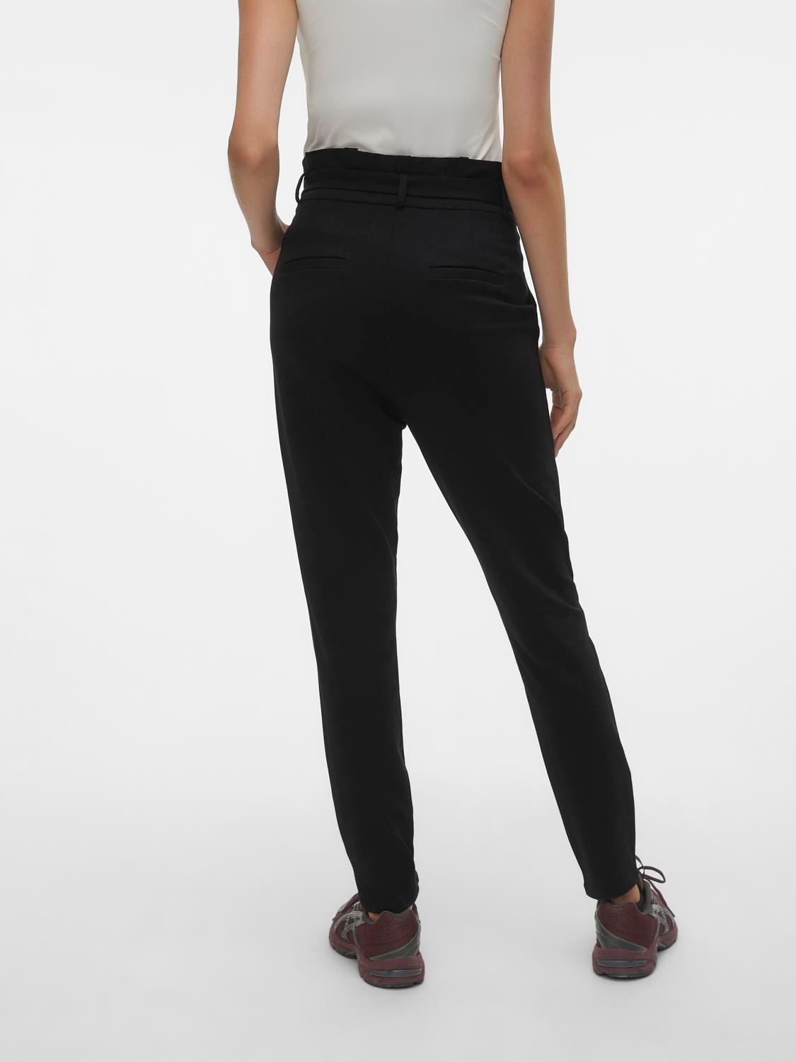 Vero Moda VMEVA Taille haute Pantalons -Black - 10209705