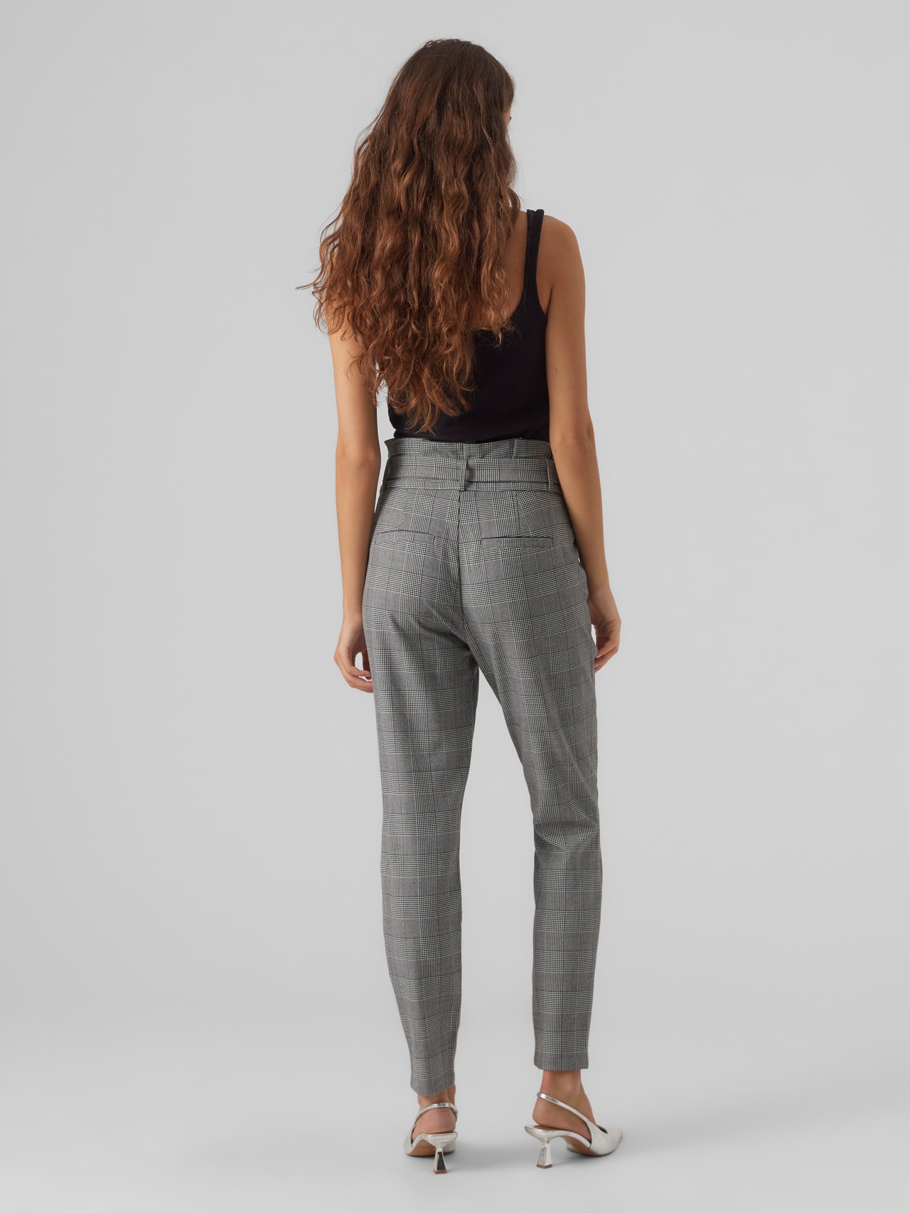 Vero Moda VMEVA Taille haute Pantalons -Grey - 10209834