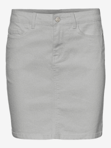 Vero Moda VMHOT Kurzer Rock -Light Grey Denim - 10209954