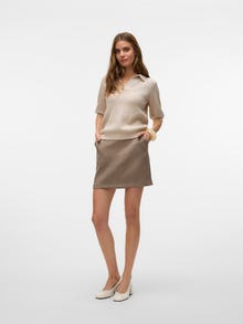Vero Moda VMDONNADINA Short Skirt -Moon Rock - 10210430