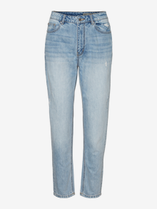 Vero Moda VMJOANA High rise Relaxed fit Jeans -Light Blue Denim - 10211012