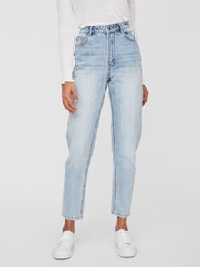 Vero Moda VMJOANA Vita alta Relaxed Fit Jeans -Light Blue Denim - 10211012