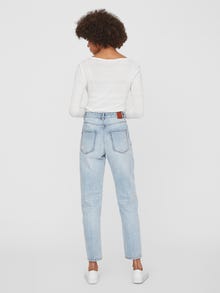 Vero Moda VMJOANA Vita alta Relaxed Fit Jeans -Light Blue Denim - 10211012