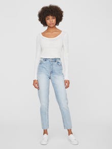 Vero Moda VMJOANA Vita alta Relaxed Fit Jeans -Light Blue Denim - 10211012