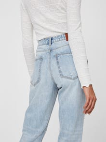 Vero Moda VMJOANA Vita alta Relaxed Fit Jeans -Light Blue Denim - 10211012