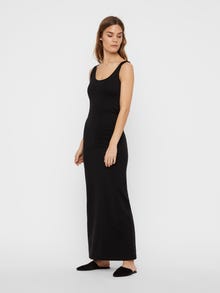 Vero Moda VMNANNA Lang kjole -Black - 10213428