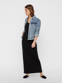 Vero Moda VMNANNA Lang kjole -Black - 10213428