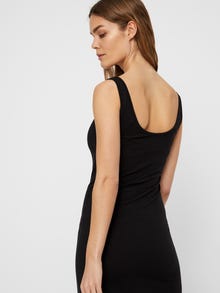 Vero Moda VMNANNA Lang kjole -Black - 10213428