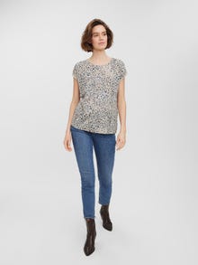 Vero Moda VMAVA T-Shirt -Silver Lining - 10214302