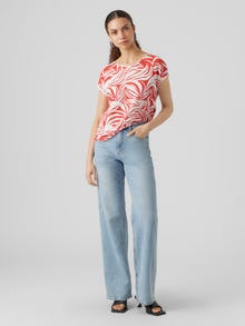 Vero Moda VMAVA T-shirt -Bittersweet - 10214302