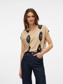 Vero Moda VMAVA T-shirts -Humus - 10214302