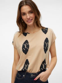 Vero Moda VMAVA T-shirts -Humus - 10214302