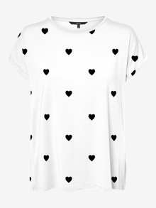 Vero Moda VMAVA T-Shirt -Snow White - 10214302