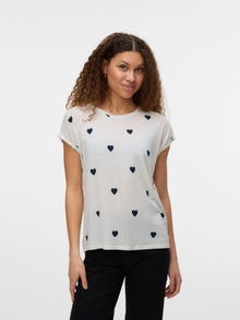 Vero Moda VMAVA T-Shirt -Snow White - 10214302