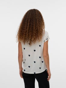 Vero Moda VMAVA T-Shirt -Snow White - 10214302