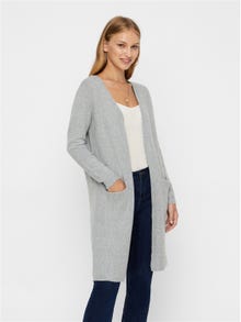 Vero Moda VMDOFFY Knit Cardigan -Light Grey Melange - 10215434