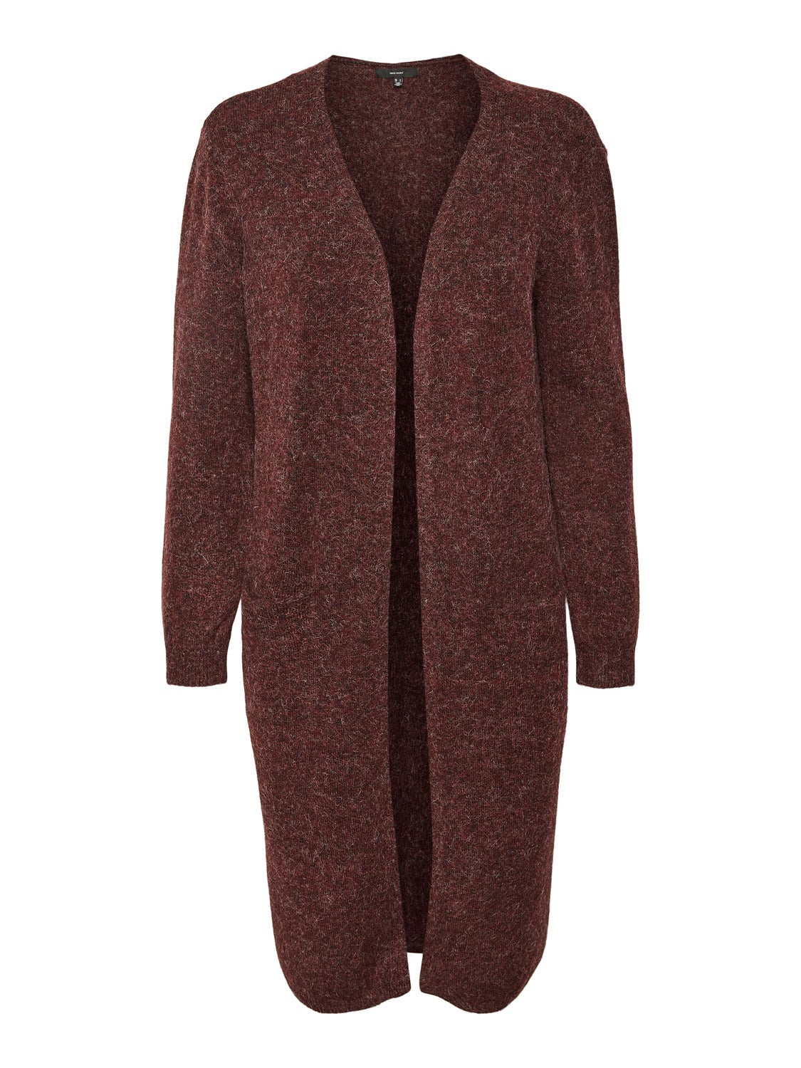 O-Neck Knit Cardigan | Dark Purple 