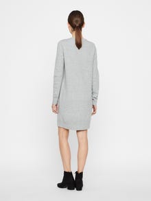 Vero Moda VMDOFFY Kort klänning -Light Grey Melange - 10215523
