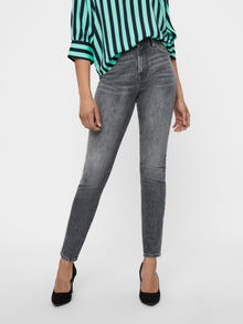 Vero Moda VMSELENA Slim Tapered Fit Jeans -Medium Grey Denim - 10216357
