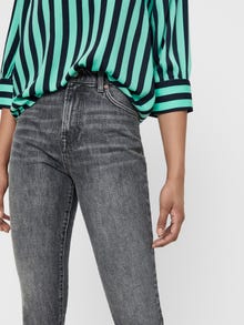 Vero Moda VMSELENA Verjüngter Slim Fit Jeans -Medium Grey Denim - 10216357