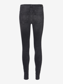 Vero Moda VMLUX Mid waist Slim Fit Jeans -Black - 10217480