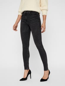 Vero Moda VMLUX Mid waist Slim Fit Jeans -Black - 10217480