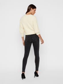 Vero Moda VMLUX Mid waist Slim Fit Jeans -Black - 10217480
