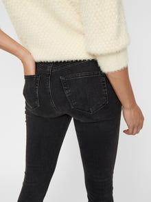 Vero Moda VMLUX Mittlere Taille Slim Fit Jeans -Black - 10217480