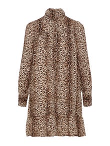 Vero Moda VMZIGGA Kort klänning -Cuban Sand - 10217489