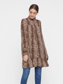 Vero Moda VMZIGGA Kort klänning -Cuban Sand - 10217489