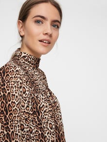 Vero Moda VMZIGGA Kort klänning -Cuban Sand - 10217489