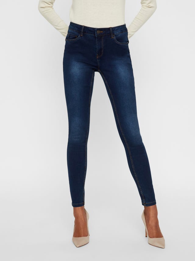 Vero Moda VMSEVEN Taille moyenne Slim Fit Jeans - 10217514
